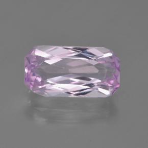 3.13캐럿 천연 핑크 쿤자이트, 에메랄드 컷, 11.7×6.2 mm, VS