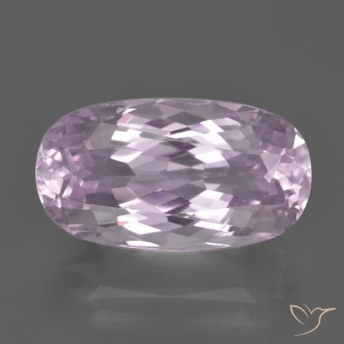 8.96ct 자연스러운 매우 밝은 보라색 쿤자이트, 타원형, VS