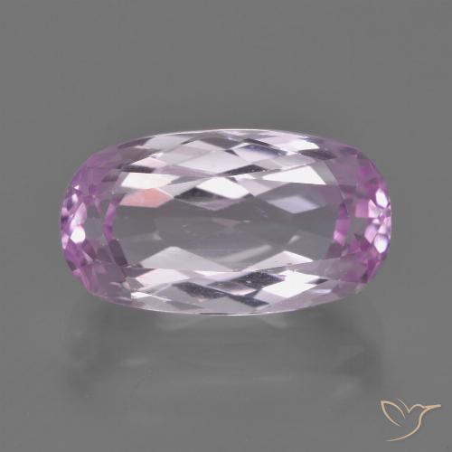 7.80ct 자연스러운 매우 밝은 라일락 퍼플 쿤자이트, 타원형, VVS-VS