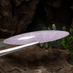 17.91캐럿 천연 분홍색 쿤자이트, 보석, 투명한