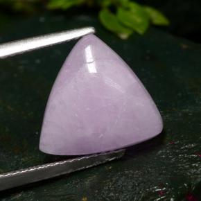 6.76캐럿 천연 핑크 쿤자이트, 트릴리언, 11.9×12.1 mm, 투명한