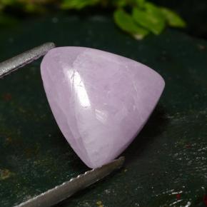 6.76캐럿 천연 핑크 쿤자이트, 트릴리언, 11.9×12.1 mm, 투명한