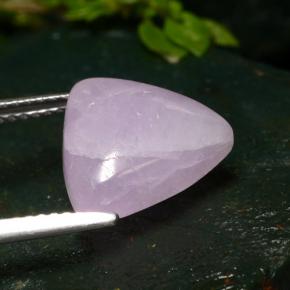 6.76캐럿 천연 핑크 쿤자이트, 트릴리언, 11.9×12.1 mm, 투명한