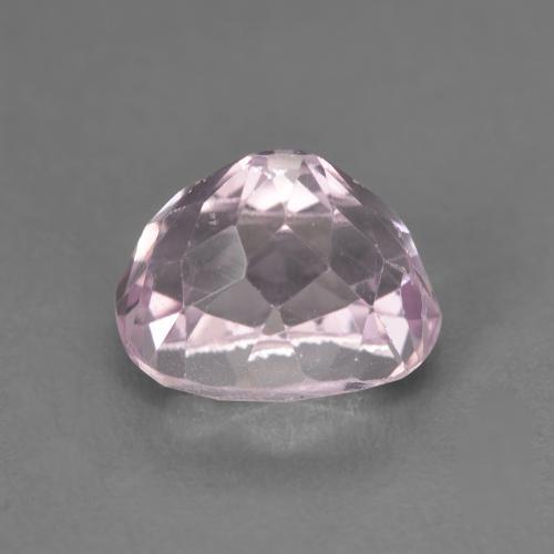 3.48캐럿 천연 체리 핑크 톤 쿤자이트, 타원형 컷, 9.1×7.6 mm, VS