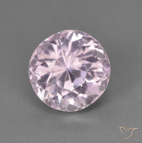 2.56ct 자연스러운 아주 밝은 보라색 핑크 쿤자이트, 타원형, VS