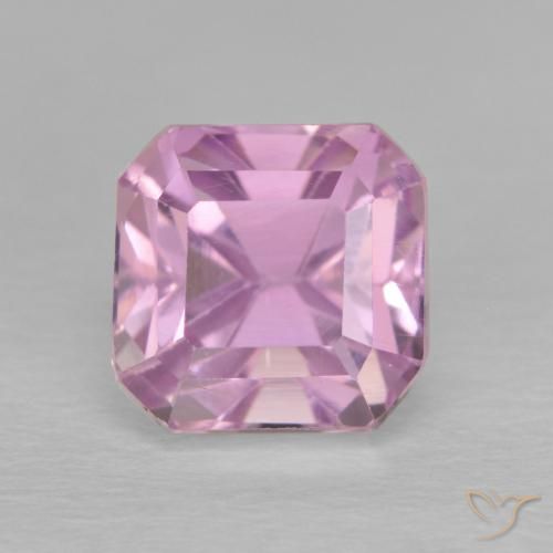3.30ct 자연스러운 라이트 퍼플 쿤자이트, 에메랄드 컷, VVS-VS