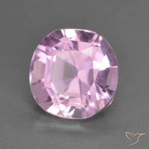 4.37캐럿 천연 Medium Light-Purple 쿤자이트, 방석, VVS-VS