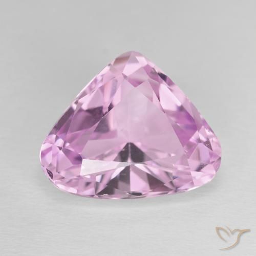 9.79ct 자연스러운 라일락 꽃 쿤자이트, 배 모양, VVS-VS
