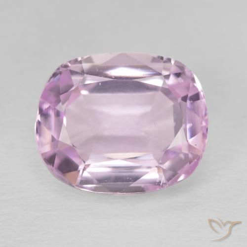 6.96ct 자연스러운 라이트 라일락 쿤자이트, 방석, VVS-VS