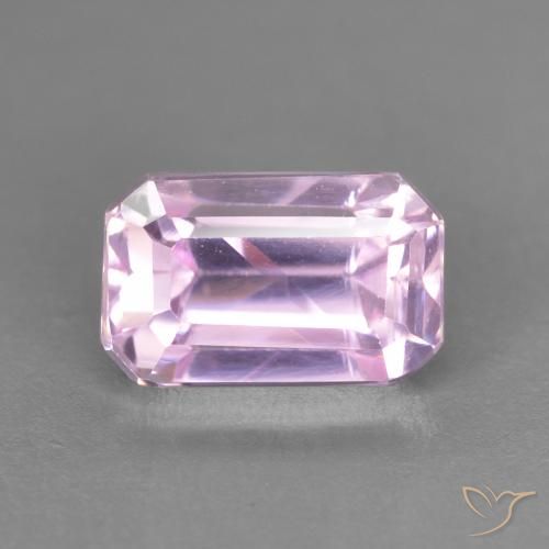 1.71ct 자연스러운 라이트 퍼플 쿤자이트, 에메랄드 컷, VVS
