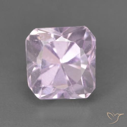 2.21ct 자연스러운 라이트 핑크 쿤자이트, 에메랄드 컷, VVS-VS
