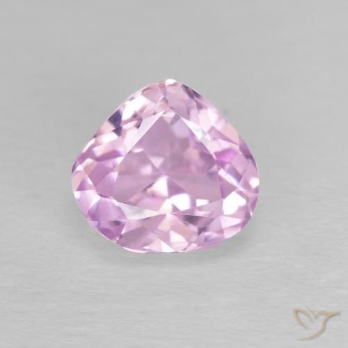 2.33ct 자연스러운 매우 밝은 분홍색 쿤자이트, 배 모양, VVS-VS