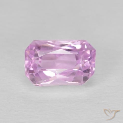 2.38ct 자연스러운 퍼플 핑크 쿤자이트, 에메랄드 컷, VVS-VS