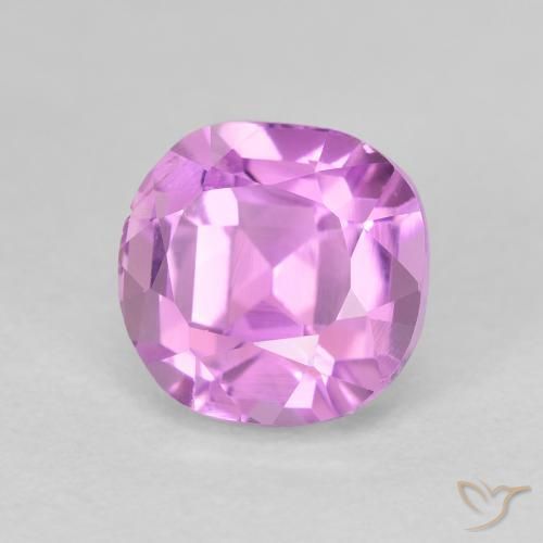 3.24ct 자연스러운 퍼플 핑크 쿤자이트, 방석, VS