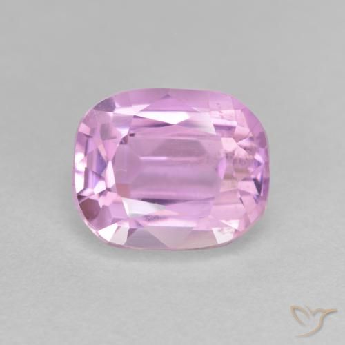 3.73ct 자연스러운 라이트 퍼플 쿤자이트, 방석, VS