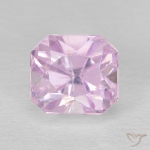 2.61ct 자연스러운 라이트 핑크 쿤자이트, 에메랄드 컷, VVS-VS