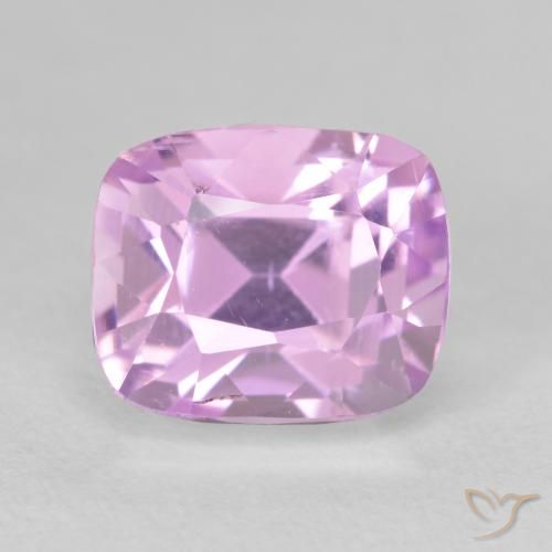 5.33ct 자연스러운 라이트 라일락 쿤자이트, 방석, VVS-VS