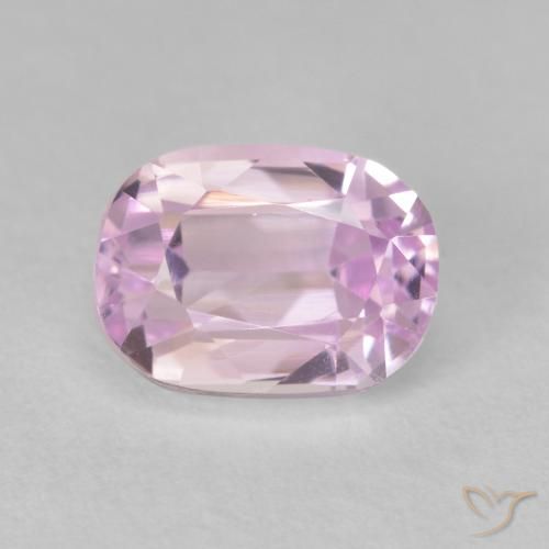 3.67ct 자연스러운 라이트 퍼플 핑크 쿤자이트, 방석, VVS-VS