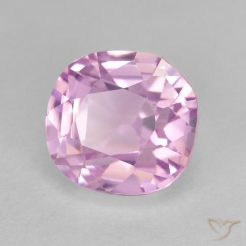 4.05ct 자연스러운 체리 핑크 톤 쿤자이트, 방석, VVS-VS