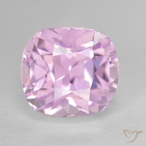 10.05ct 자연스러운 체리 핑크 톤 쿤자이트, 방석, VVS