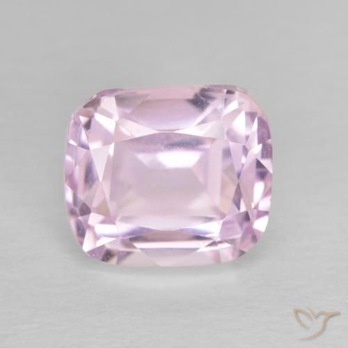 4.67ct 자연스러운 체리 핑크 톤 쿤자이트, 방석, VVS