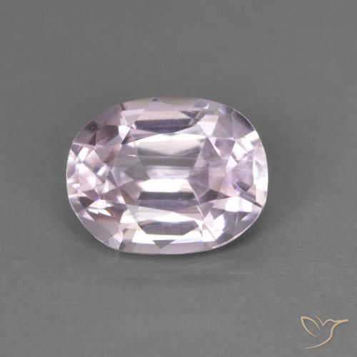 2.76ct 자연스러운 베리 라이트 로얄 퍼플 핑크 쿤자이트, 타원형, VVS