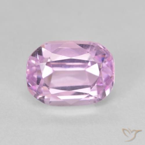 3.92ct 자연스러운 체리 핑크 톤 쿤자이트, 방석, VVS