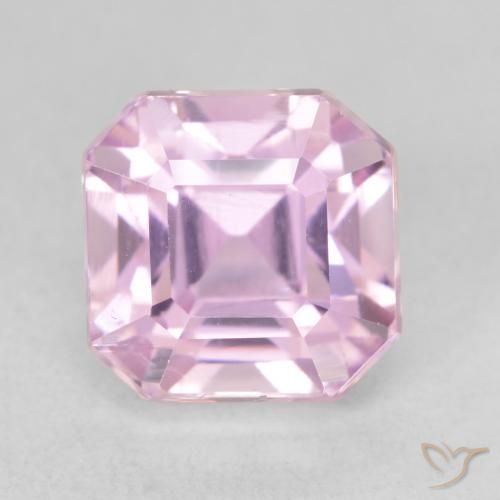 3.99ct 자연스러운 라이트 퍼플 쿤자이트, 에메랄드 컷, VVS-VS