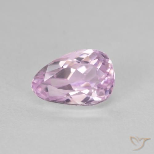 2.13ct 자연스러운 체리 핑크 톤 쿤자이트, 배 모양, VVS-VS