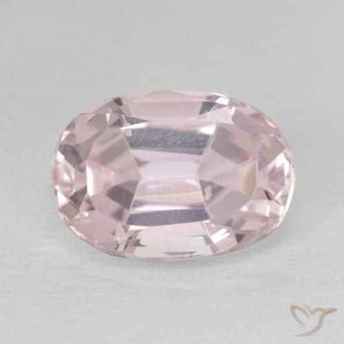 5.48ct 자연스러운 플라밍고 핑크 쿤자이트, 타원형, VS