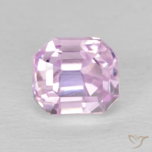 2.02ct 자연스러운 라이트 핑크 쿤자이트, 에메랄드 컷, VS