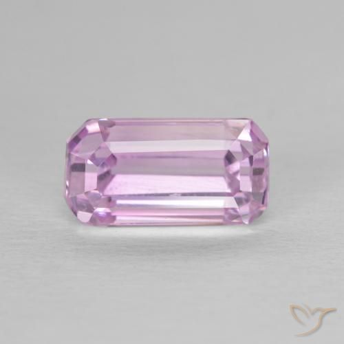 2.62ct 자연스러운 미디엄 핑크 쿤자이트, 에메랄드 컷, VS