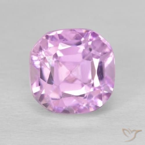 3.22ct 자연스러운 로얄 퍼플 핑크 쿤자이트, 방석, VS