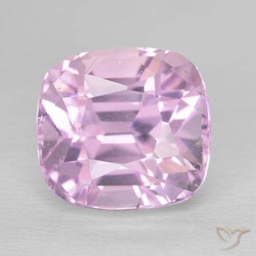 6.03ct 자연스러운 퍼플 핑크 쿤자이트, 방석, VS