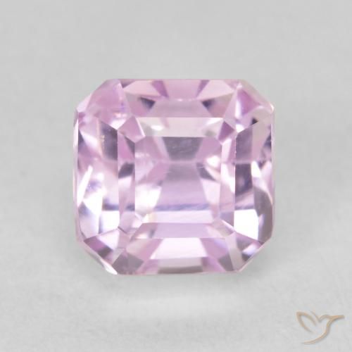 1.83ct 자연스러운 Medium Light-Pink 쿤자이트, 에메랄드 컷, VVS