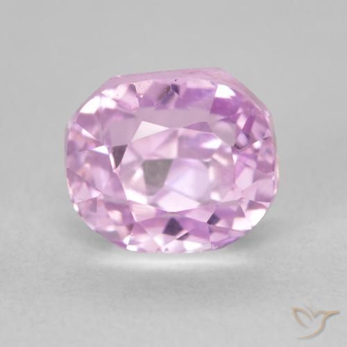 2.39ct 자연스러운 매우 밝은 분홍색 쿤자이트, 방석, VVS