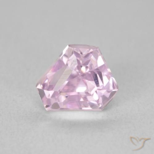 1.59ct 자연스러운 미디엄 퍼플 쿤자이트, 팬시한, VVS-VS