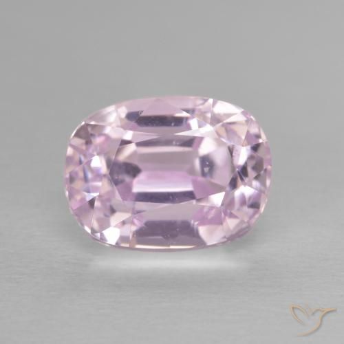 4.87ct 자연스러운 풍선껌 핑크 쿤자이트, 타원형, VVS-VS