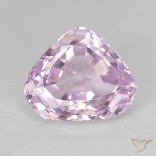 8.37ct 자연스러운 퍼플 핑크 쿤자이트, 배 모양, VVS-VS