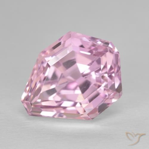 14.82ct 자연스러운 라이트 핑크 쿤자이트, 팬시한, VS