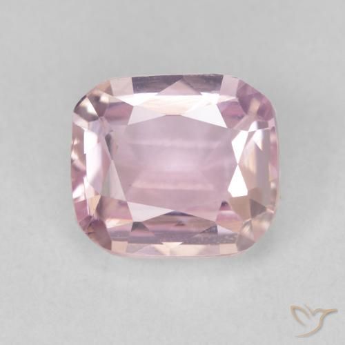2.91ct 자연스러운 라이트 핑크 쿤자이트, 방석, VS