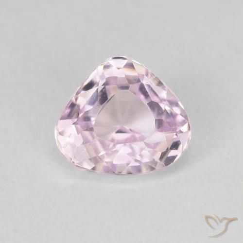 1.76ct 자연스러운 라이트 로즈 핑크 쿤자이트, 배 모양, VVS