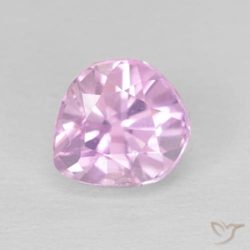 3.38ct 자연스러운 매우 밝은 분홍색 쿤자이트, 배 모양, VS