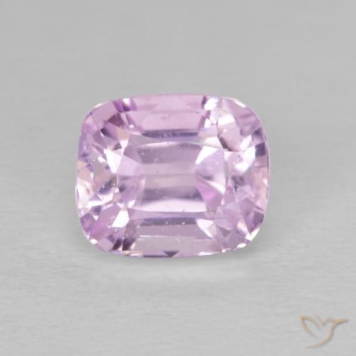 4.80ct 자연스러운 라이트 로얄 퍼플 핑크 쿤자이트, 방석, VS
