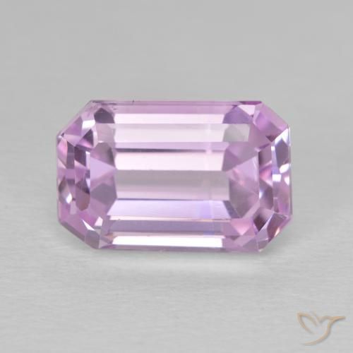 8.33ct 자연스러운 로얄 퍼플 핑크 쿤자이트, 에메랄드 컷, VS