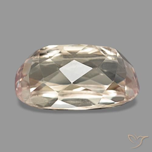 10.83캐럿 천연 라이트 핑크 쿤자이트, 타원형 컷, 16.1×10.2 mm, VS