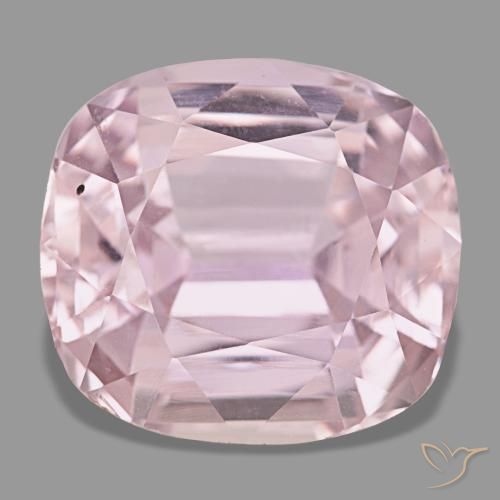 27.90캐럿 천연 미디엄 핑크 쿤자이트, 쿠션 컷, 18.5×17.1 mm, VS