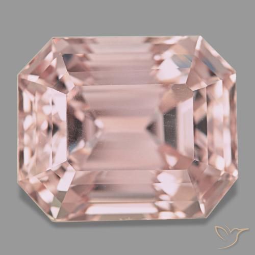 38.18ct 핑크 쿤자이트, 에메랄드 컷, VVS-VS