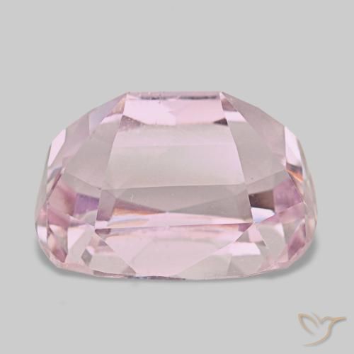 19.31캐럿 천연 라이트 핑크 쿤자이트, 쿠션 컷, 16.8×13.6 mm, VS