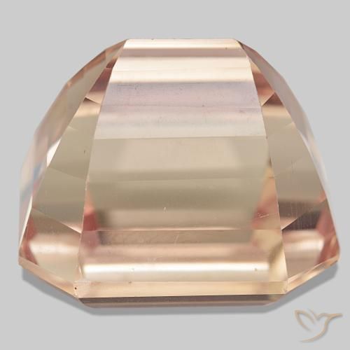 77.76캐럿 천연 블러셔 핑크 쿤자이트, 에메랄드 컷, 23.1×20.7 mm, VS